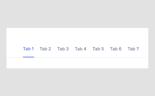 bubble tabs component